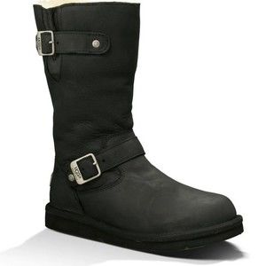 Ugg Kensington Moto Black Boot, Size 9